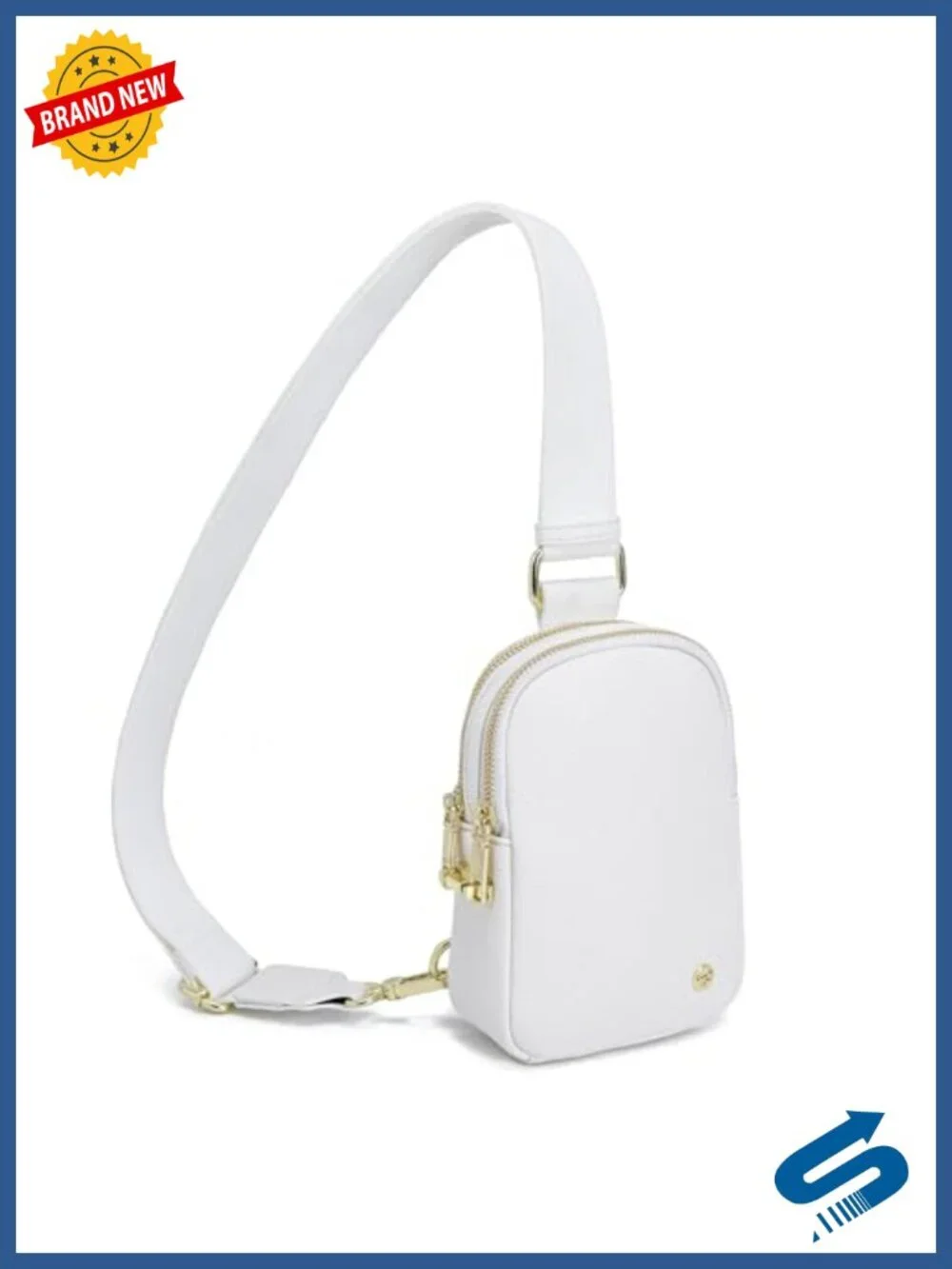 Anti Theft Crossbody Bag RFID Blocking Sling Purse with Zipper Lock Travel